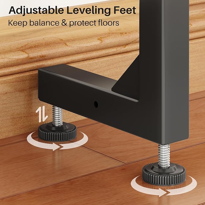 Kitstorack 102.3" Extra Long Behind Couch Table, Adjustable Height Narrow - Image 8