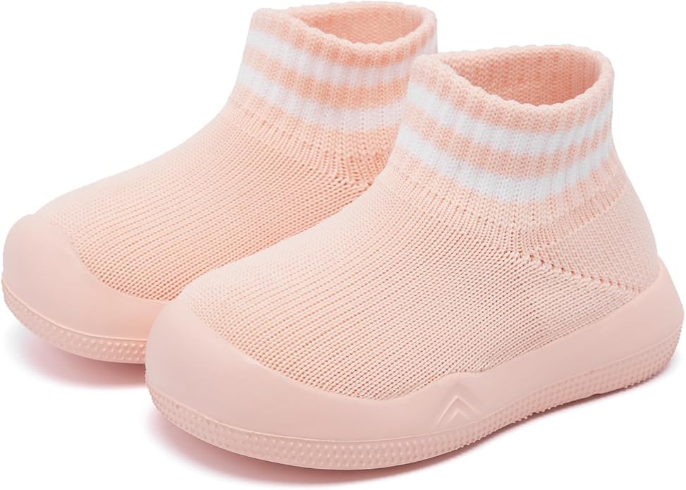 Engtoy Baby Shoes & Socks - Non-Slip Breathable Slippers with Soft Rubber Sole - Baby Boys & Girls Slip On Sneakers