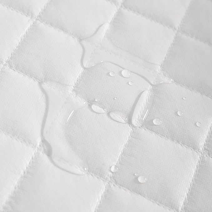 NTBAY 2 Pack Waterproof Crib Mattress Protector, Quilted 28"x52" Toddler Fitted Sheet - Machine Washable - Soft and Breathable Mattress Pad Cover for Crib, Nursery, Daycare, Cot, Brown