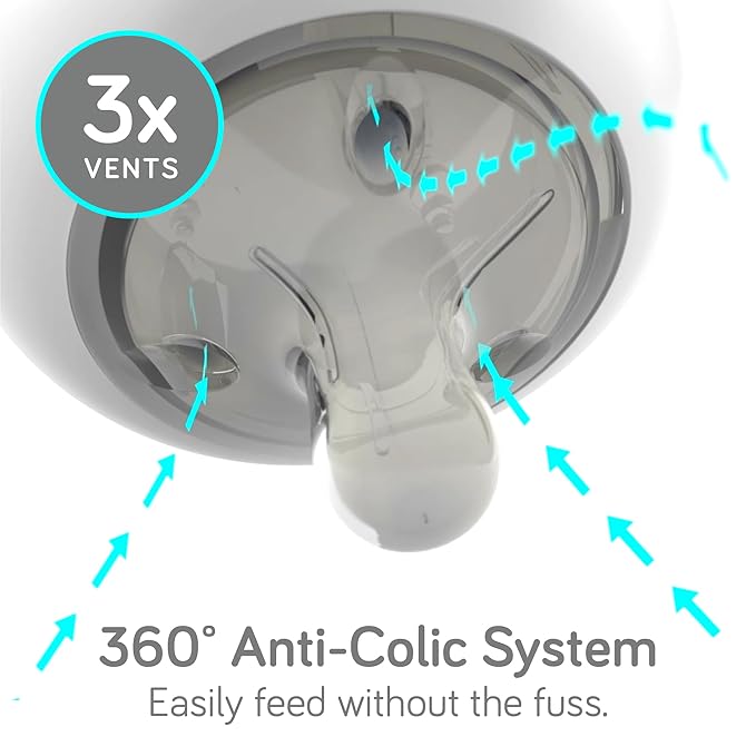 Nanobebe Breastmilk Bottle, Breastfeeding Newborn Breast Like, Anti Colic, Perfect Latch, Preserves Breast Milk nutrients, Twin-Pack Sage