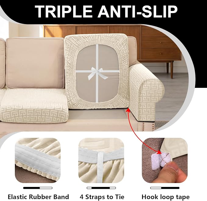 UNBBRRL Stretch Couch Cushion Cover - Image 3
