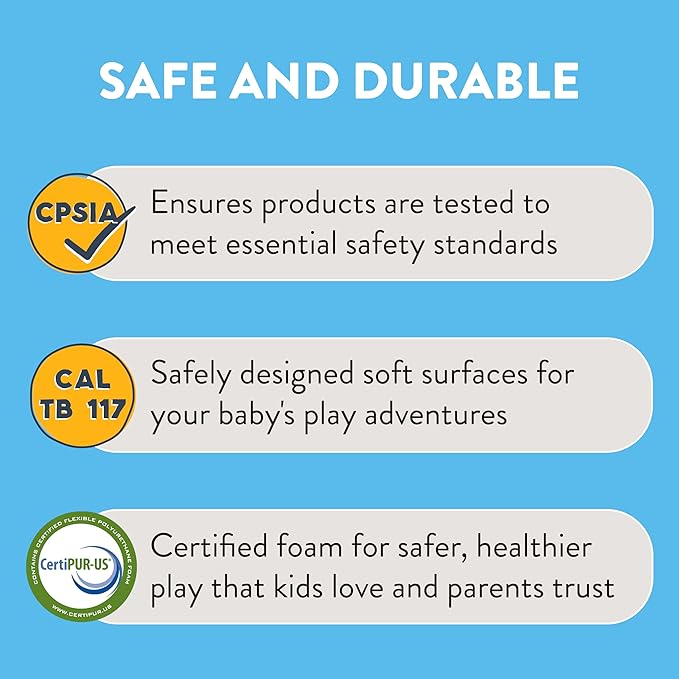 Toddler Building Blocks, Foam Blocks, Assorted, 7-Piece