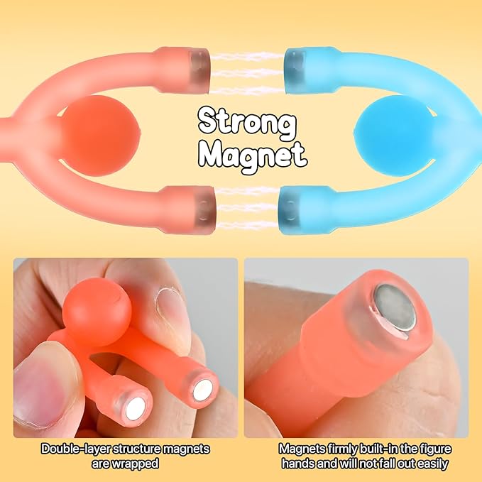 Magnetic Travel Toys for Toddlers Kids 10PCS, Airplane Car Travel Activities Essential, Fidget Toys Road Trip ‌Sensory Toy, Fidgets for Classroom Toys for 3 4 5 6 7 8 Year Old, Gifts for Boys Girls