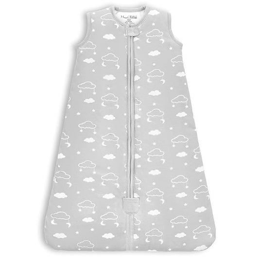 Mama Cheetah Baby Sleep Sack 2.5 TOG, Winter Baby Sleeping Bag with 2-Way Zipper, Organic Cotton Swaddle Transition Wearable Blanket for Boy Girl Infant Toddler, 12-18 Months, 1-Pack