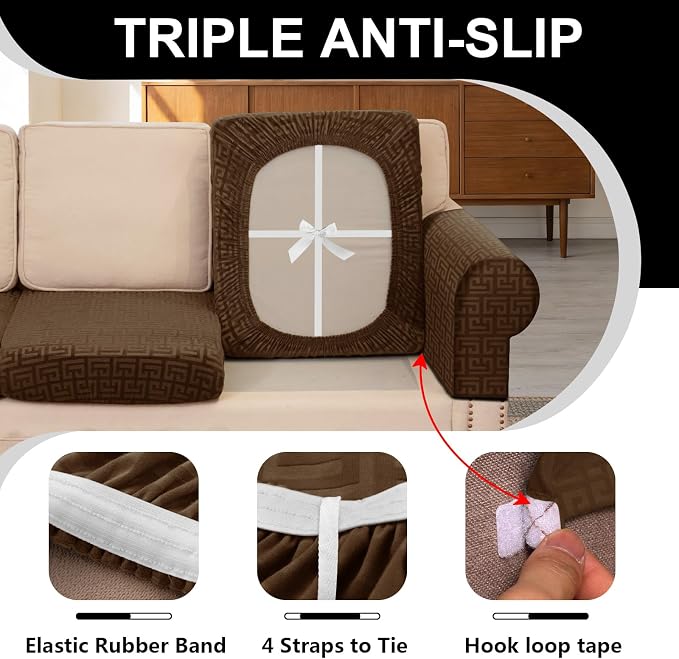 UNBBRRL Stretch Couch Armrest Covers - Image 3