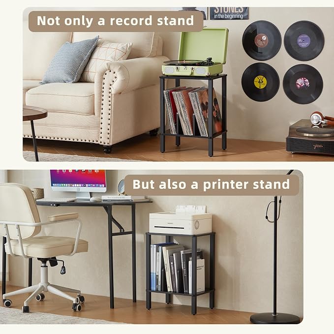 LELELINKY 2-Tier Record Player Stand - Image 6