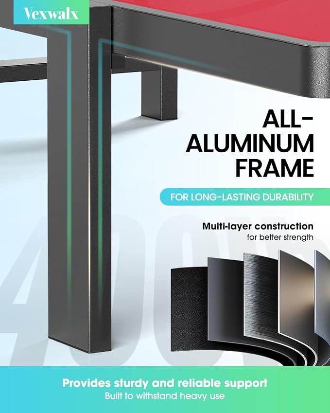Vexwalx Outdoor Lounge Chair for Pool, Aluminum Chaise Lounge Chairs - Image 6
