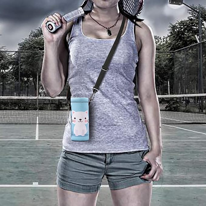 AUPET Water Bottle Bag Carrier,24oz/32oz Insulated Neoprene bottle Sling Holder Case Pouch Cover for 1000ML/750ML Bottles with Shoulder Strap for walking