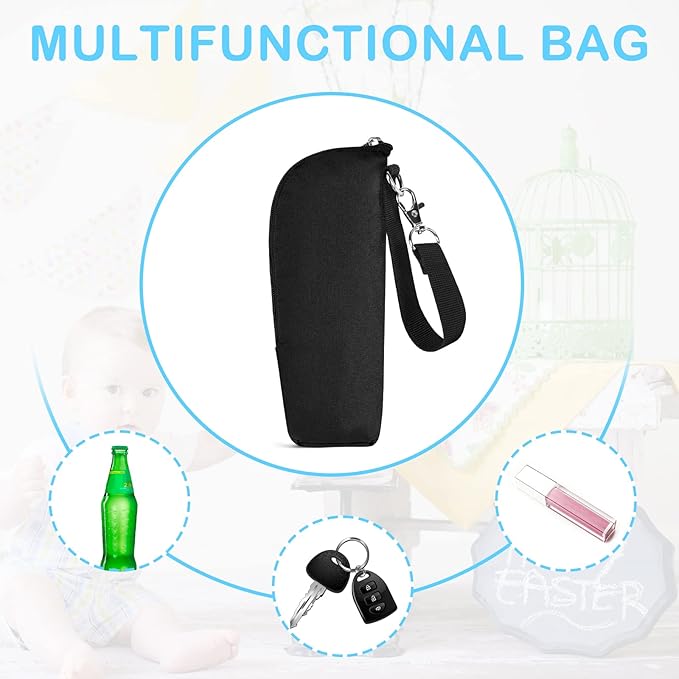 Accmor Baby Bottle Cooler Tote Bags, Insulated Breastmilk Cooler Bag, Nursing Bottle Warmer Bag for Nursing Mom Daycare Travel