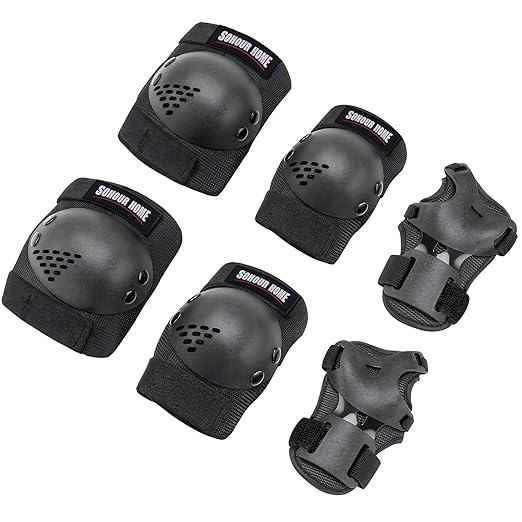 Youth/Kids Knee Pads Elbow Pads Wrist Guards Protective Gear Set for 3-15 Years Child Roller Skates, Skateboard, Cycling, Inline Skating, BMX Bike, Balance Bike, Scooter Riding and Other Outdoor Sports