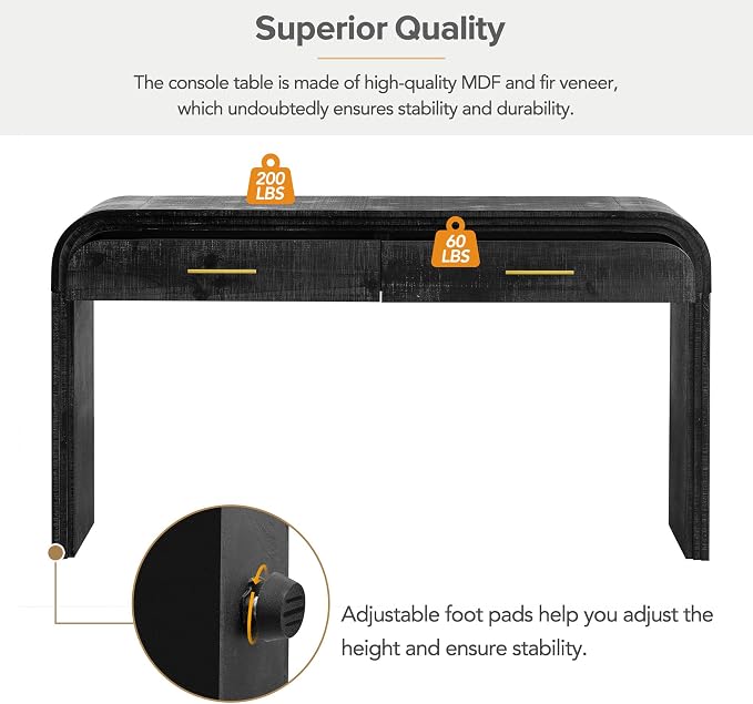 Harper & Bright Designs TREXM Unique Retro Silhouette Console Table - Image 8