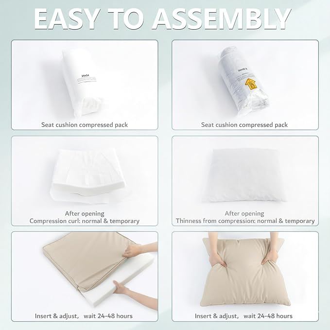 19x19 Inch Patio Chair Cushion - Image 8