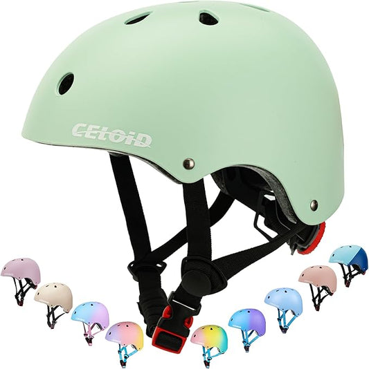 Kids Bike Helmet,Toddler Skateboard Helmets for Ages 2-3-5-8-14 Years Boys Girls，Adjustable Multi-Sport Bicycle Skateboarding Football Roller Skating Scooter Rollerblade Balance Bike Helmet