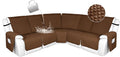 HDCAXKJ 100% Waterproof Reclining Sectional Couch Covers L Shape Recliner Sofa by HDCAXKJ