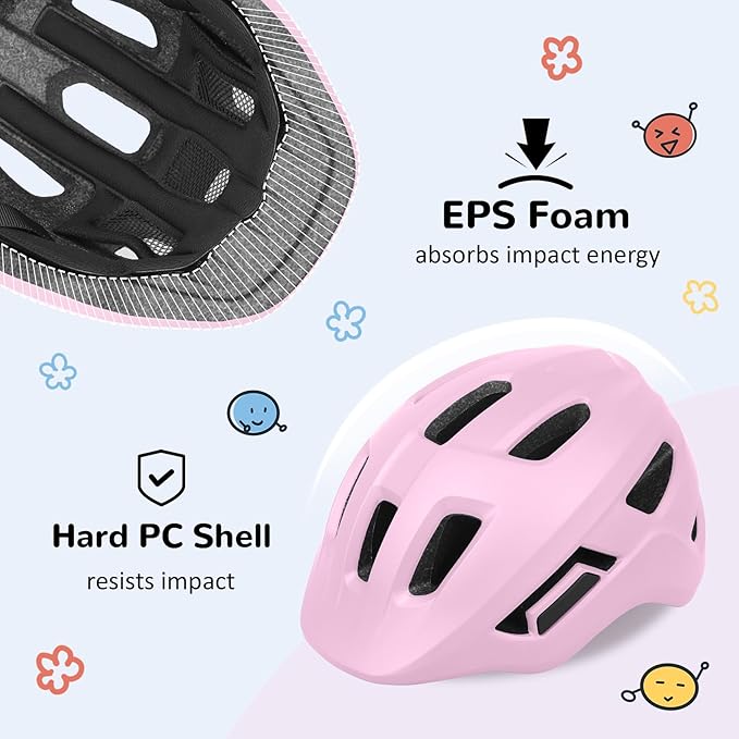 Toddler/Kids Bike Helmet, Adjustable and Multi-Sport, from Infant to Schoolchild, 2 Sizes