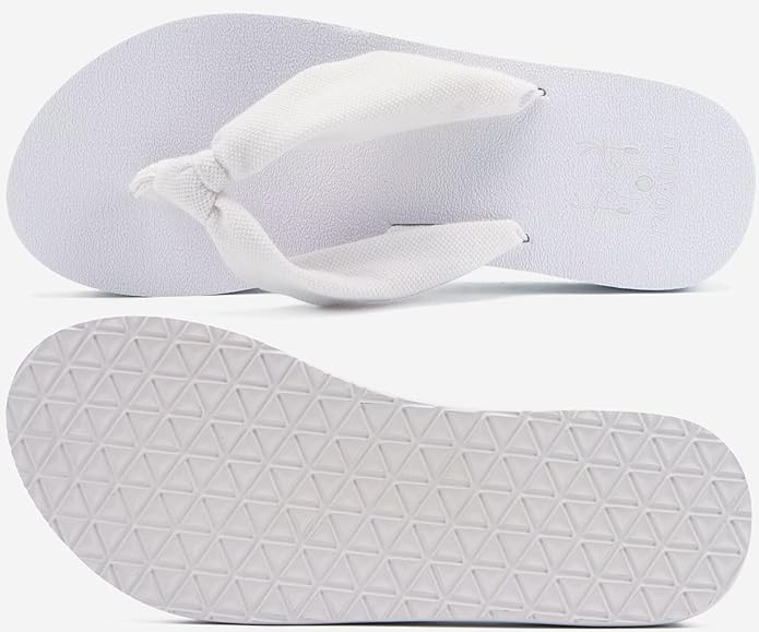 KuaiLu Flip Flops for Women with Arch Support Yoga Mat Comfortable Summer Beach Walking Thong Cushion Sandals Slip On Indoor Outdoor