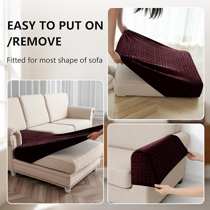 UNBBRRL Stretch Couch Backrest Cushion Cover - Image 4