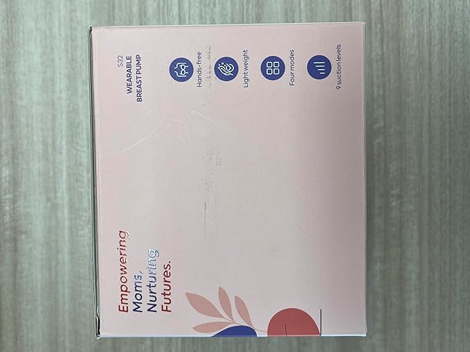 Nuliie Hands-Free Breast Pump, Wearable Breastfeeding Pump 4 Modes 9 Levels with 18/21/24MM Flange, Electric Breast Pump Portable, Replaced Pumping Accessories Included (Ghostwhite, 2 Packs)