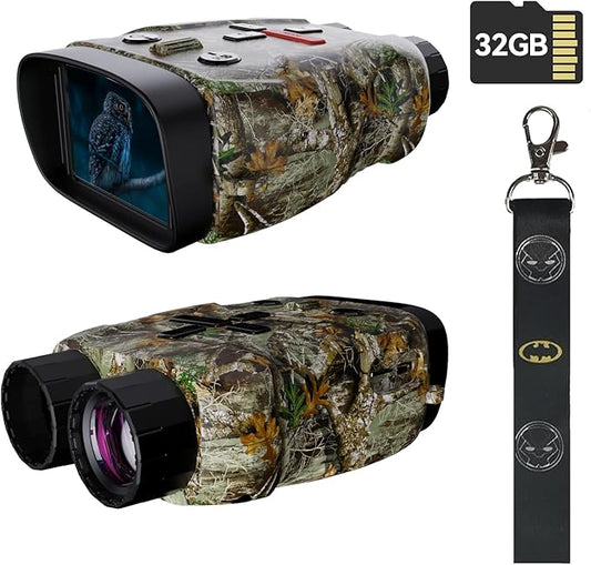 Night Vision Goggles for Kids Gifts with 32GB Card,Birthday Ideas Present 5X Zoom Kids Camera Night Vision Binoculars