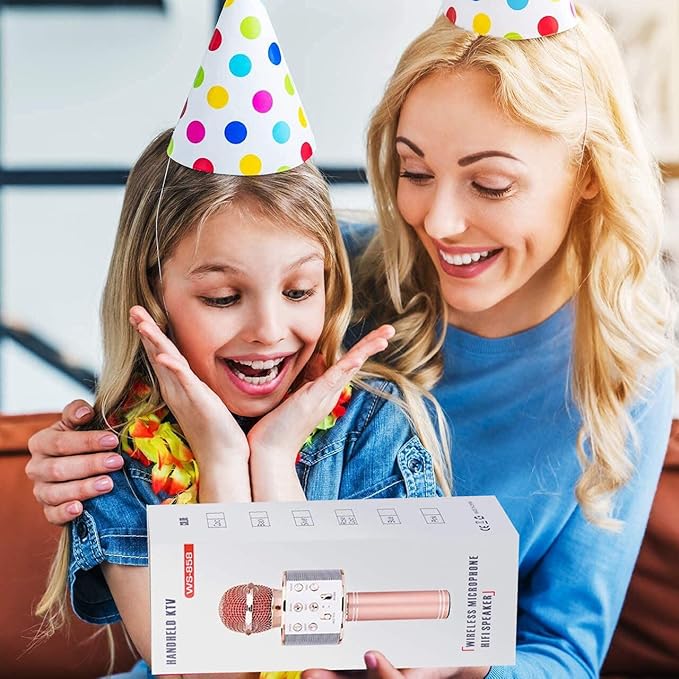 Kids Karaoke Microphone for Girl Gifts: Top 2025 Girl Toys for 3 4 5 6 7 8 9 10 Year Old Girl Christmas Birthday Gifts Ideas