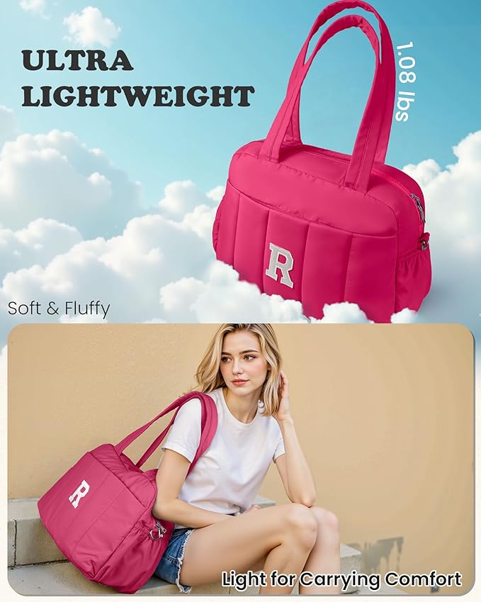 Dance Bag, Kid Weekender Bags，10 Year Old Girl Birthday Gifts-Girl Overnight Bag with Wet Pocket，Lightweight Travel Tote Personalized Cheer Bags with Makeup Pouch