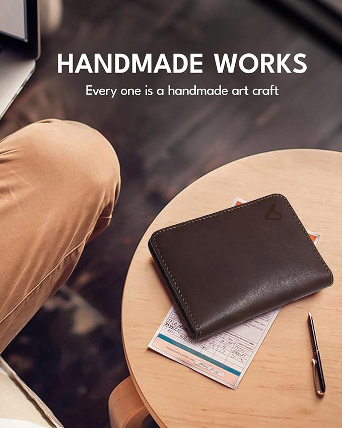 ALLIVE Passport Holder for Travel Women Men,Genuine Leather Passport Cover Wallet,Travel Must Haves Airport Essentials Travel Gifts Brown