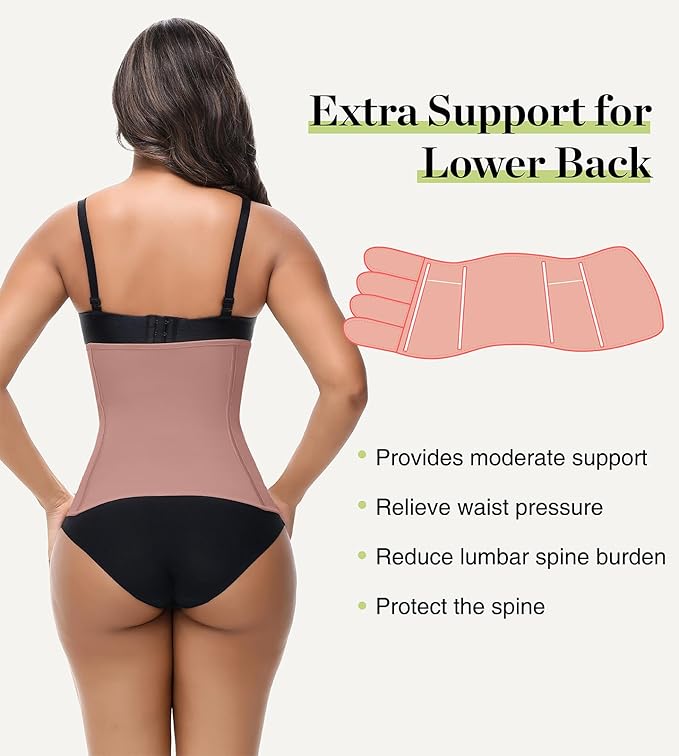 SHAPSHE Waist Trainer for Women Postpartum Recovery Wrap Waist Cincher Corset Shapewear Belly Band