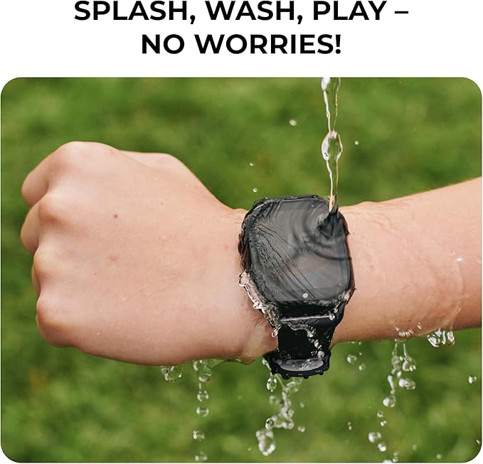 PlayZoom 4 Kids Smartwatch, Educational Tech Toy – 25+ Games, Selfie Camera, Audiobooks, Step Tracker, Water‑Resistant, Parental Controls, Long Battery, Ages 4‑12, Navy Dinosaurs