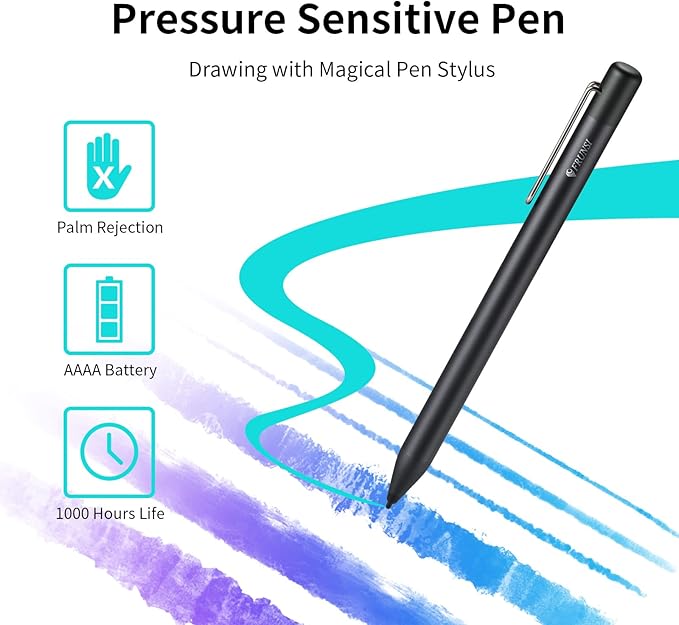 RubensTab T11 Pro Drawing Tablet No Computer Needed,10.1 inch FHD Display,Octa-Core CPU,Pre-Installed Drawing Apps & Tutorials,More Bonus Items for Beginners, Artists, Students