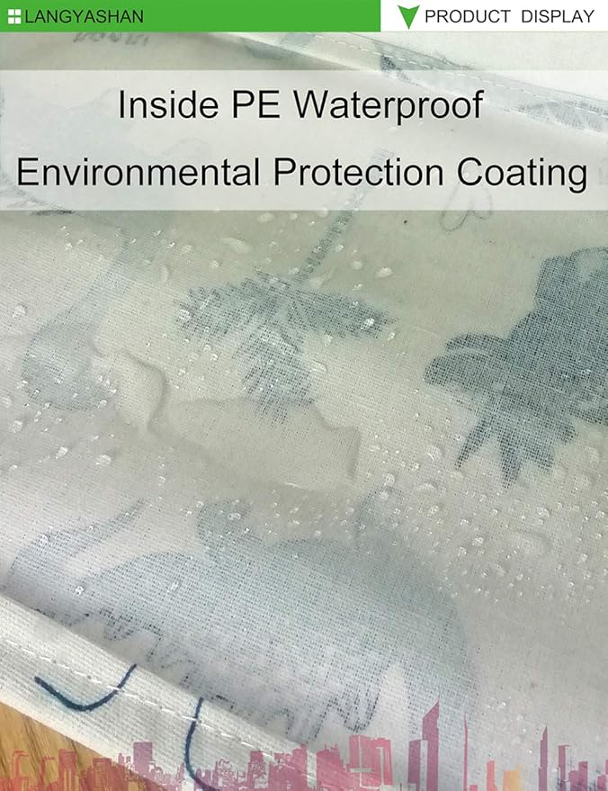 LANGYASHAN Rectangular Storage Bin Collapse Canvas Fabric Cartoon Storage Basket with Handles for Organizing Home Kitchen Boys and Girls Toys Office Closet Shelf Baskets (Rec green dinosaur)