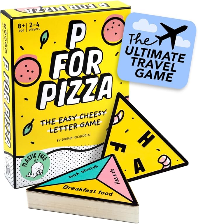 Big Potato P for Pizza: Family Card Game | Great for Adults and Kids | Perfect for The Holidays and Family Game Night | Compact Card Game