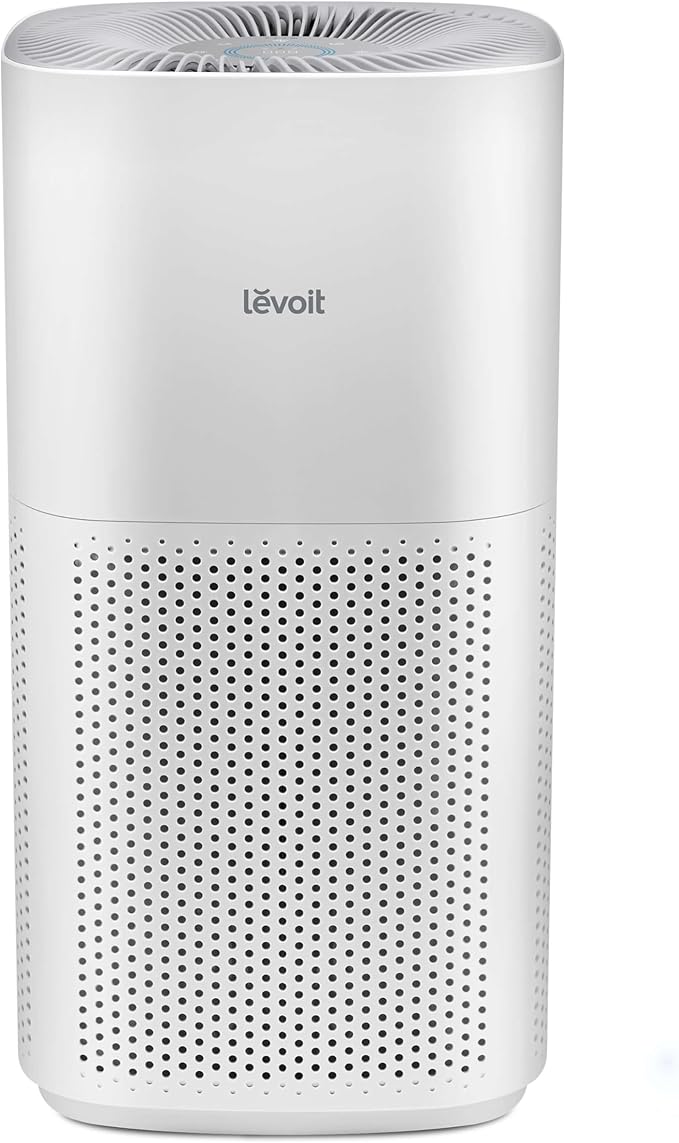 LEVOIT Air Purifiers for Home, Large Room Up to 2933 Ft² With HEPA Sleep Mode, AHAM VERIFIDE, Smart WIFI, PM2.5 Monitor, 3-in-1 Filter For Smoke, Pet Allergies, Dust, Alexa Control, Core 600S-P, White