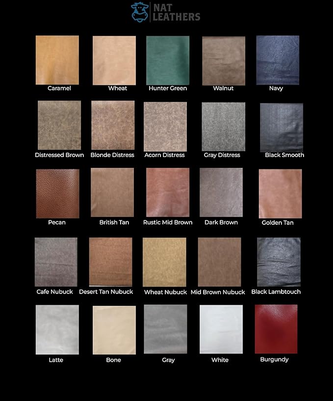 Golden Tan Soft Faux Leather Fabric Sheet PU Leather Sold by The Yard Synthetic - Image 3