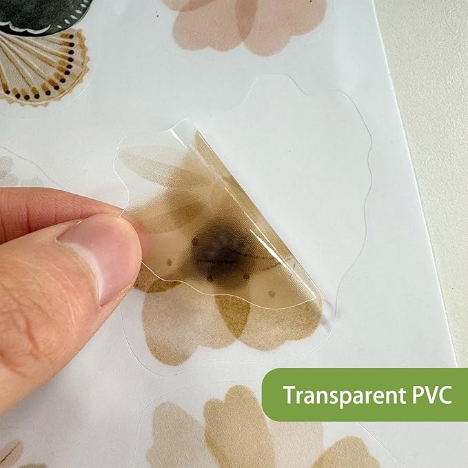 YouRfocus Butterfly and Flower Wall Decals – 72 Decals, Removable Floral Wall Stickers for Bedroom, Nursery, Girls Room, Boho Nature Decor, Reusable Home Decoration (12 Sheets)