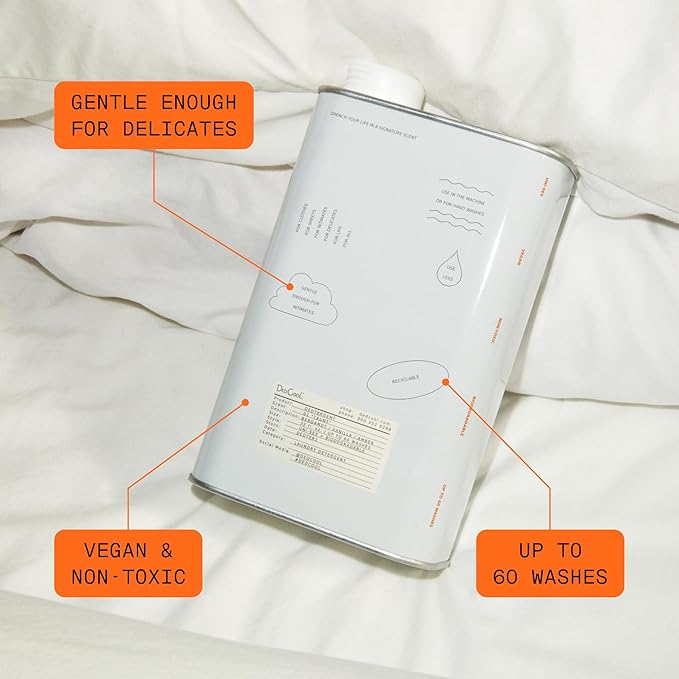 DedCool Liquid Laundry Dedtergent | Red Dakota | Bold Woody Luxurious Fragrance Detergent | Removes Stains | Infused with Natural Essential Oils | Non-Toxic | 60 Washes | 32 fl oz