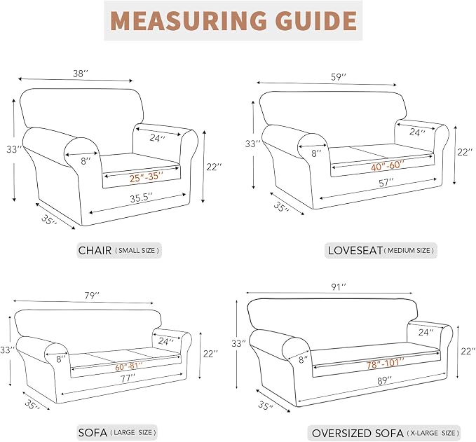Easy-Going 100% Waterproof Chair Couch Cover, Dual Waterproof Sofa Cover - Image 6