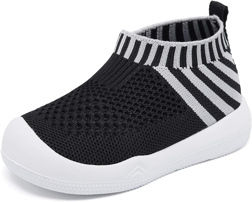 Engtoy Baby Shoes & Socks - Non-Slip Breathable Slippers with Soft Rubber Sole - Baby Boys & Girls Slip On Sneakers