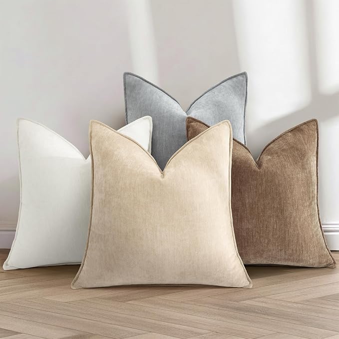 decorUhome Summer Couch Throw Pillow Covers 20x20 Set of 2, Decorative Soft - Image 6