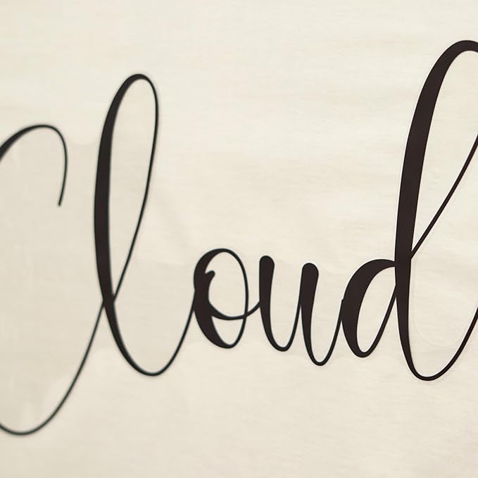 Bride On Cloud Nine Decal - Bride Shower Party Decorations, Wedding Engagement Bride-to-Be Bachelorette Party Supplies, Balloon Arch Background Wall Decor Cloud Sign Decal(Cloud Nine Decal)