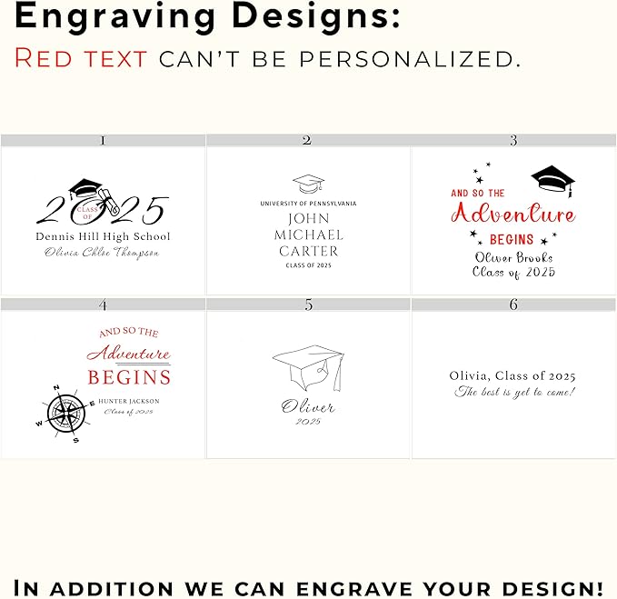 Graduation Boxes 2025 - Personalized Graduation Gifts for Him Her, Engravable High School Memory Box Organizer Boys Girls, Memorabilia Time Capsule, Wood Keepsake Chest Congrats Grad, 11.5x8.5x5.5 in