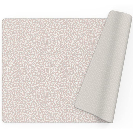 Baby Care Play Mat (Large, Hygge - Bloom & Entry) 82'' x 55'' Original One-Piece Reversible Rollable Waterproof Play Mat for Infants, Babies, Toddler, and Kids