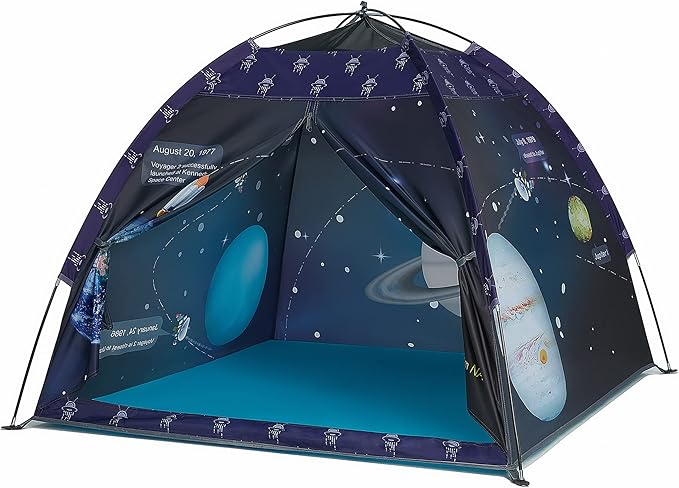 Space World Play Tent Galaxy Dome Playhouse for Boys and Girls Imaginative Play-Astronaut Space for Kids Indoor and Outdoor Fun, Perfect Kid’s Gift- 47" x 47" x 43"