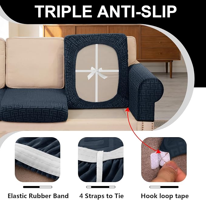 UNBBRRL Stretch Couch Armrest Covers - Image 3