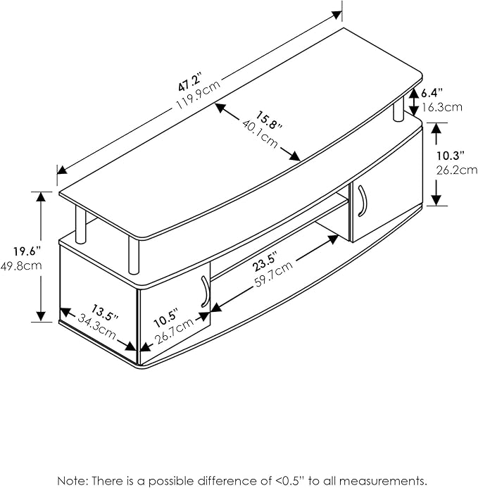 Furinno JAYA Large Entertainment Stand - Image 9