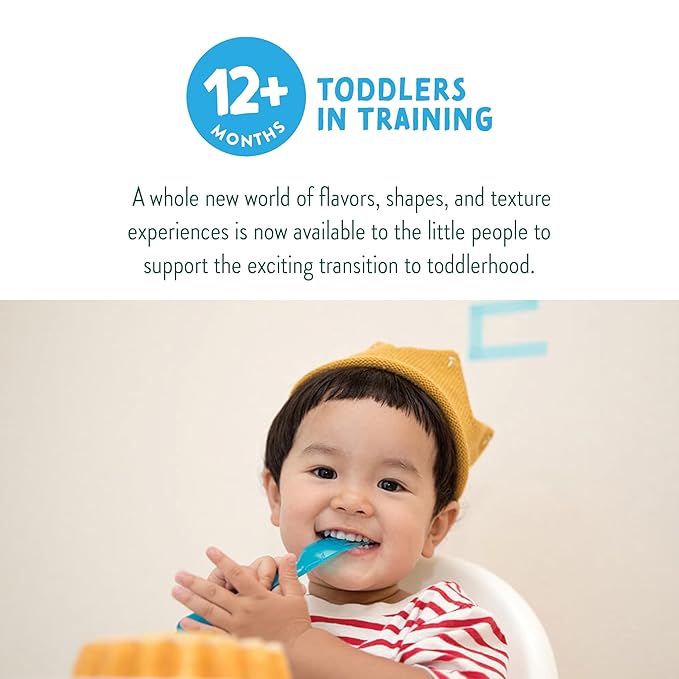 Little Bellies Organic Veggie Tubes Toddler Snack (Pack of 4 x 1.25 oz Individual Packs)