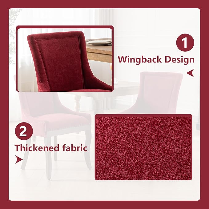 Modern Dining Chairs Set of 6, High Back Dining Chairs Side Chairs - Image 5