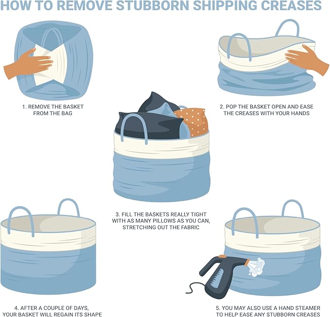 OrganiHaus Black Basket for Storage| Cotton Rope Basket | Woven Baskets for Storage | Towel Baskets for Bathroom | Decorative Rectangular Storage Baskets for Closet | Woven Book Baskets for Organizing