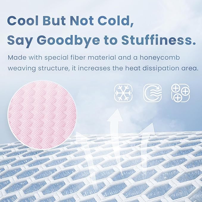 Baby Play Mat for Summer, 1.3 Thick Extra Large Memory Foam Cooling Floor Tummy Time Mat, Soft & Breathable, Non-Slip Rectangular for Toddlers’ Playtime & Rest(Pink,79"x118")