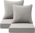 Sunbrella Outdoor Deep Seat & Back Cushion Set, 24 x 24 Inch Water Repellent by Supflourishia