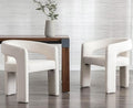 VESCASA Velvet Barrel Dining Chair by VESCASA